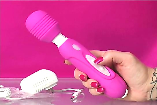 mystic wand vibrator Buy the Classic Series Mystic 9-Function Wand Massager in Hot Pink & White  Battery Powered- main image 1